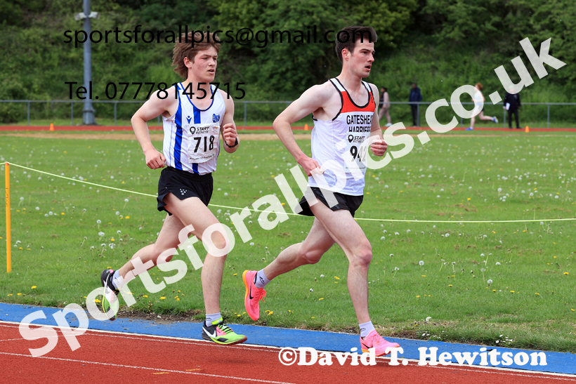 5000 metres, 2026 North Eastern Track and Field Champs, Shildon, County Durham. Photo: David T. Hewitson/Sports for All Pics